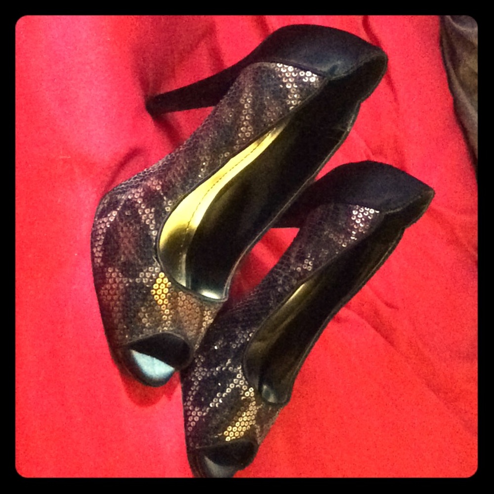 Style&Co open toe pumps